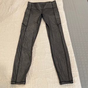 Lululemon Fast and Free Shine legging - size 4